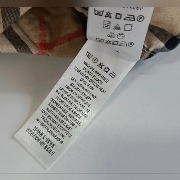 Burberry Baby One Piece Full Jumpsuit Bodysuit Iconic Nova Check Size 18M 65cm - Picture 9 of 12